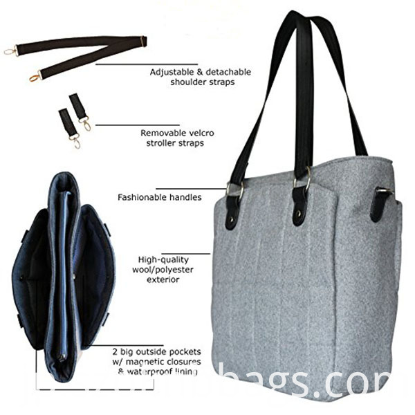 ポリエステル製のおむつバッグ Polyester Diaper Bag